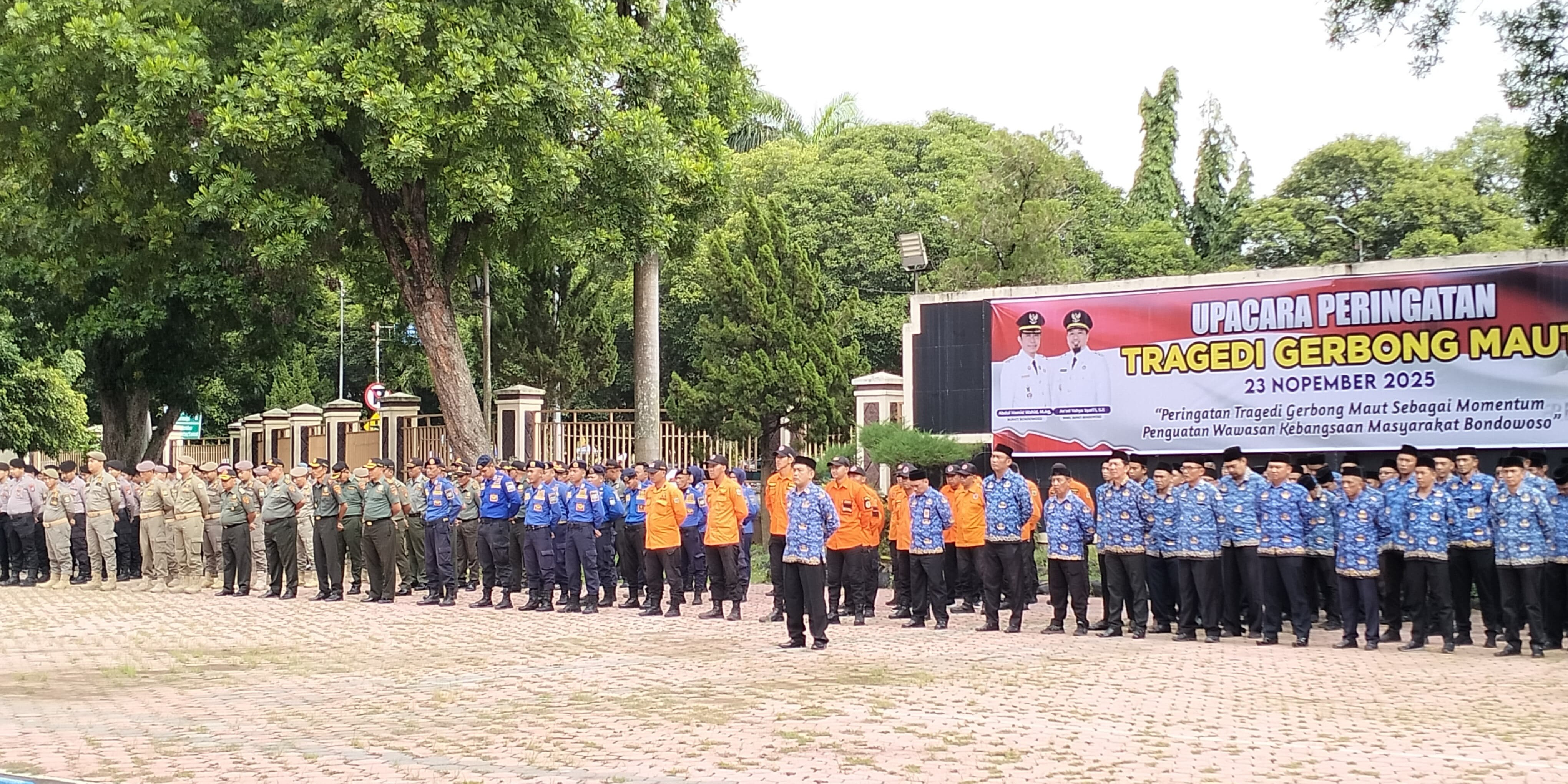 Upacara Peringatan ke-78 Tragedi Gerbong Maut di Bondowoso Berlangsung Khidmat